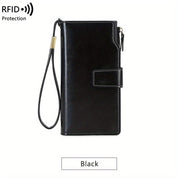 Secure RFID Travel Wallet | Vintage Multi-Pocket Pouch