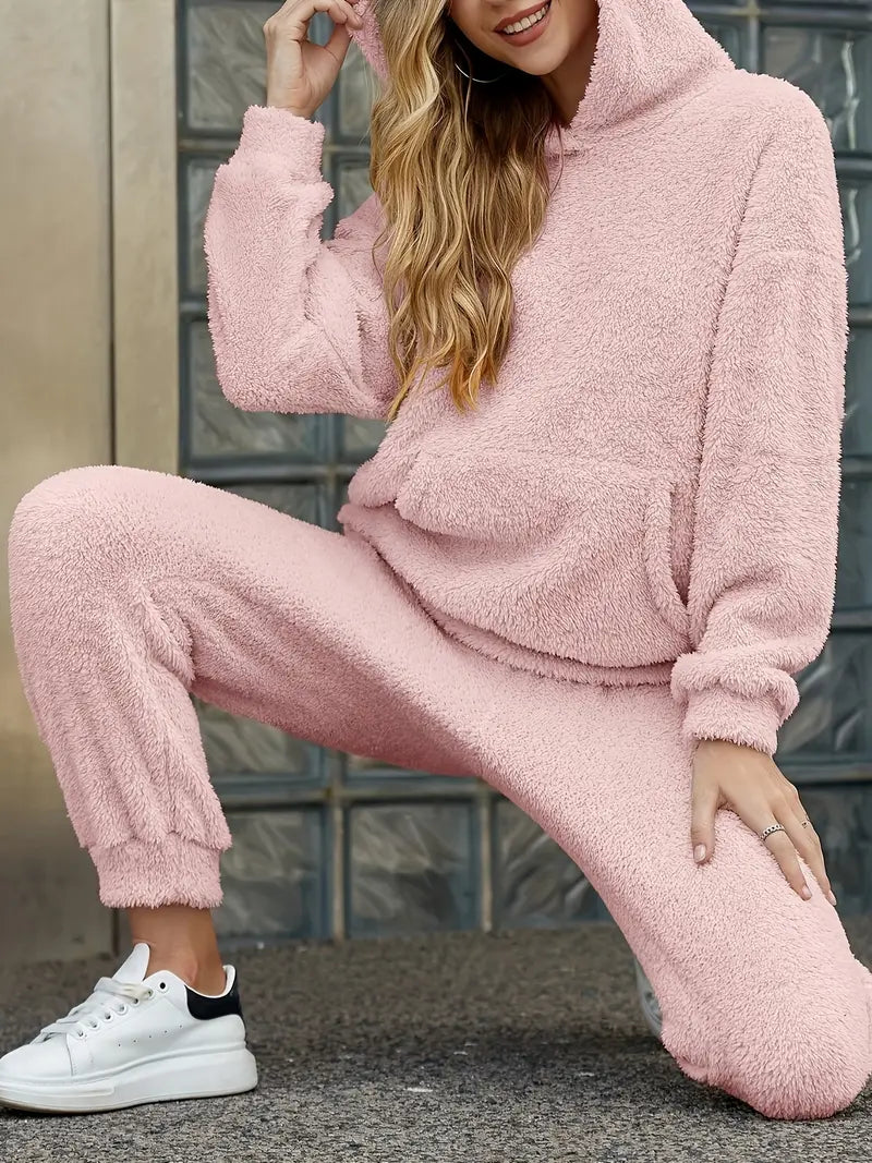 HAILEY | Naisten kaksiosainen fleece-teddyasu
