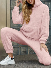 HAILEY | Naisten kaksiosainen fleece-teddyasu