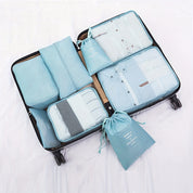 PackMaster | Sett med 7 reiseoppbevaringsbokser