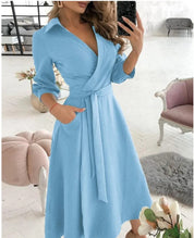 Catherine | Robe Midi Soignée - Style Rafiné pour les Célébrations