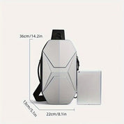 Small waist bag with shoulder strap featuring anti-theft protection and charging function Jayden