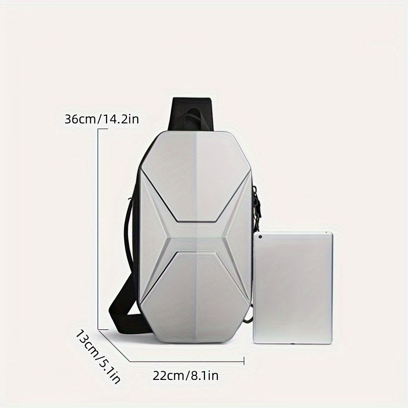 Small waist bag with shoulder strap featuring anti-theft protection and charging function Jayden