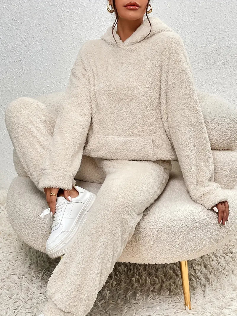HAILEY | Naisten kaksiosainen fleece-teddyasu