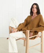 Lena | Exquisite blended cashmere wool cardigan for classic elegance