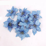 ensemble de fleurs décoratives pour sapin de Noël 3