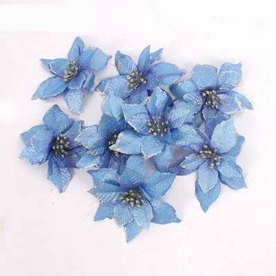 ensemble de fleurs décoratives pour sapin de Noël 3