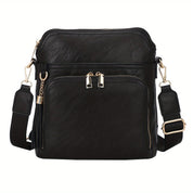 Elevate your style with the chic anti-theft Natalie crossbody bag, featuring trendy fringe accents.