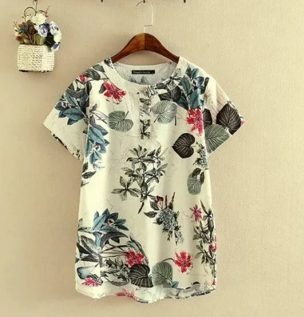 Elisse | Trendy trykt T-skjorte for kvinner