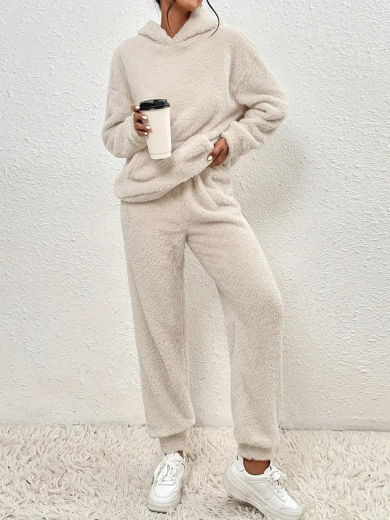 HAILEY | Naisten kaksiosainen fleece-teddyasu