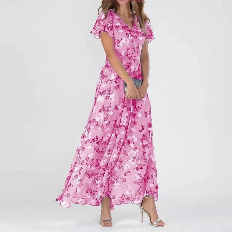 Lilia | Elegantti midi-kukkamekko