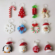 figurine décorative de Noël en forme de plante en verre 7