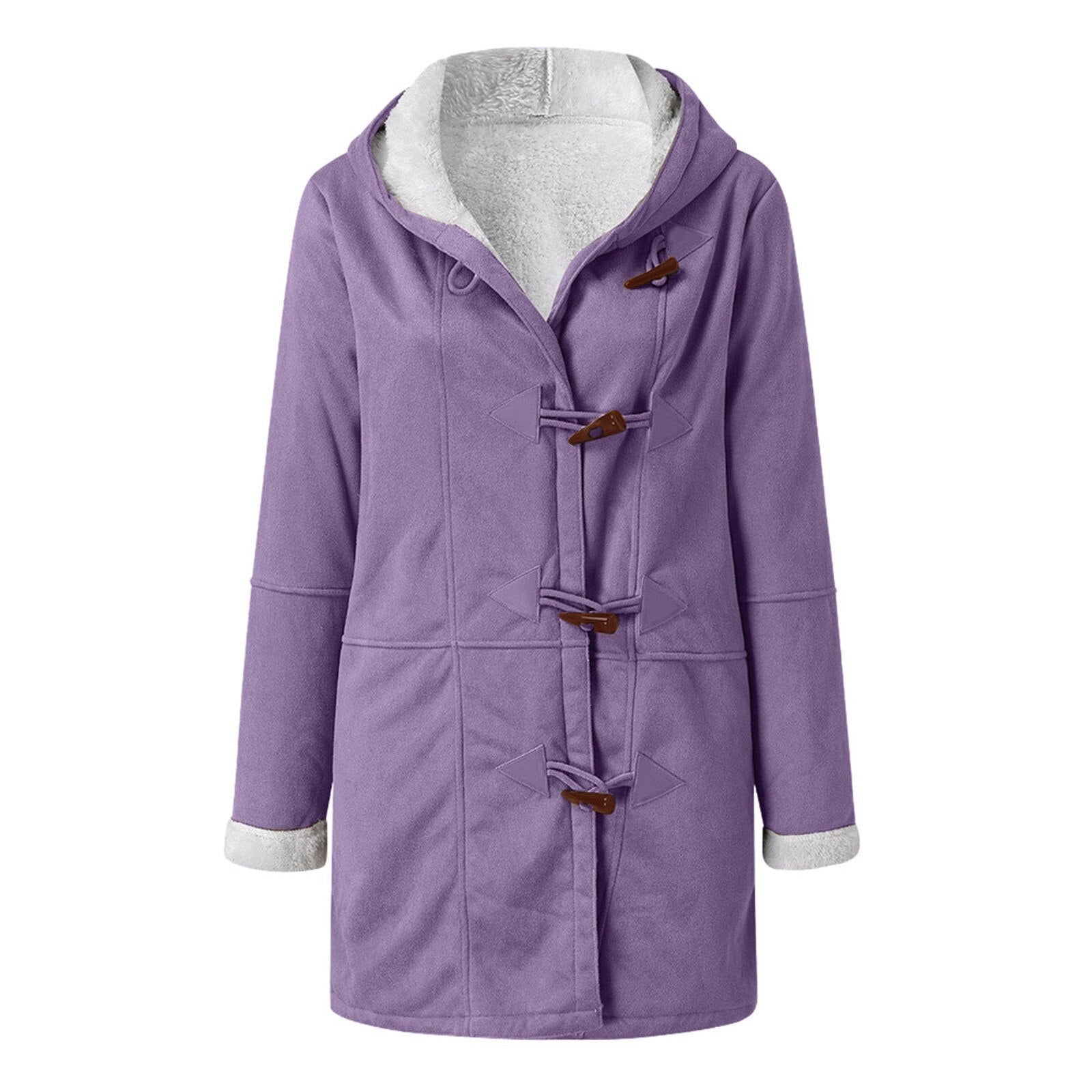 Ingrid | Lämmin fleece-takki hupulla naisille