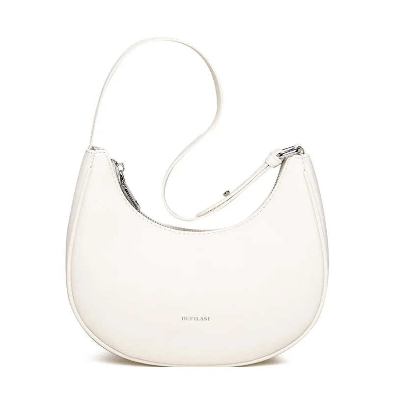 Transform your look with the chic Madison European leather shoulder bag