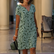 SARAH | Elegant sommerkjole med V-hals