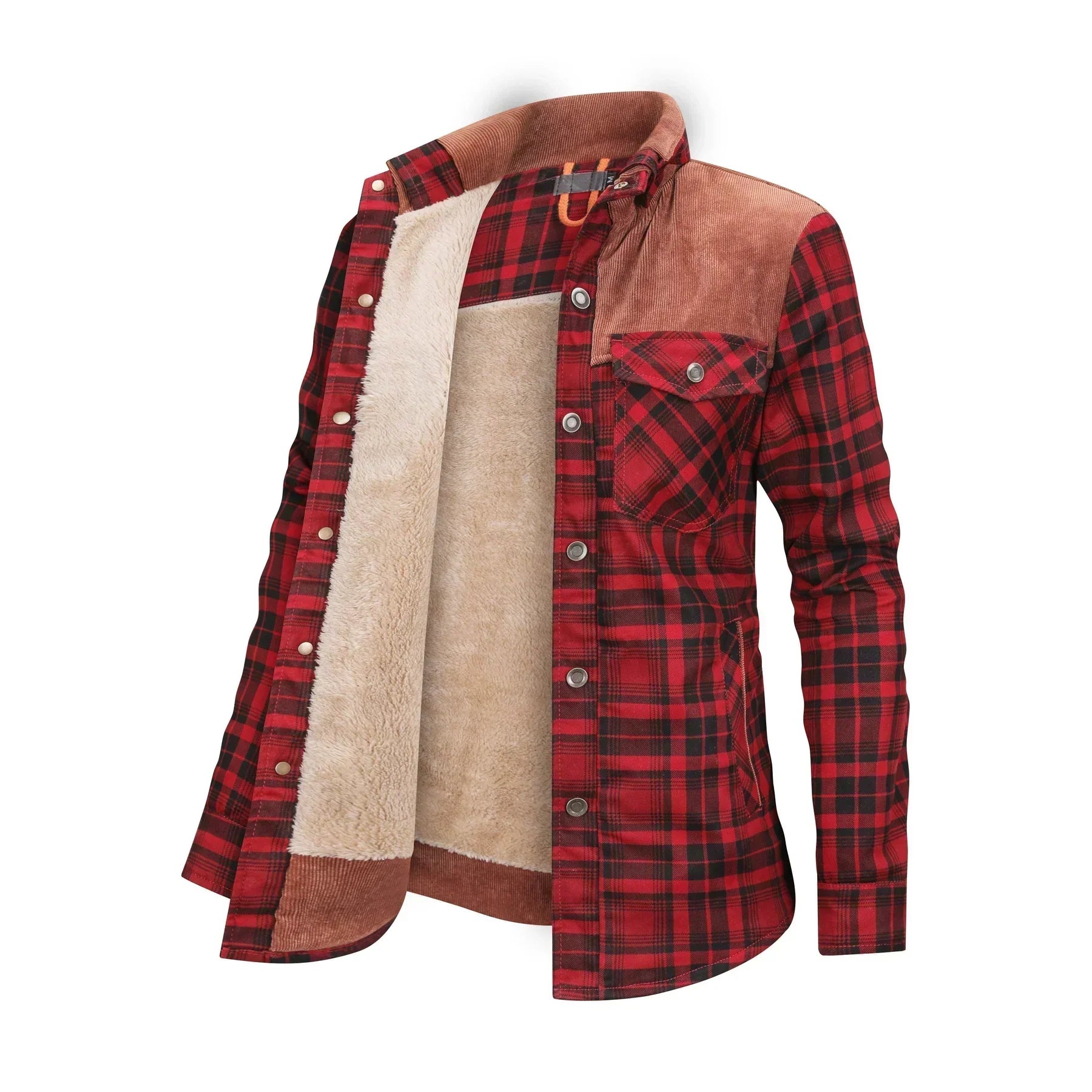 Elke | Veste en flanelle chaude pour femmes pour l'extérieur et l'hiver