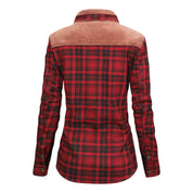 Elke | Veste en flanelle chaude pour femmes pour l'extérieur et l'hiver