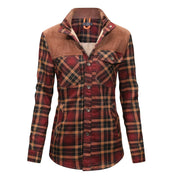 Elke | Veste en flanelle chaude pour femmes pour l'extérieur et l'hiver