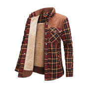 Elke | Veste en flanelle chaude pour femmes pour l'extérieur et l'hiver
