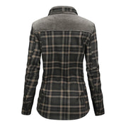 Elke | Veste en flanelle chaude pour femmes pour l'extérieur et l'hiver