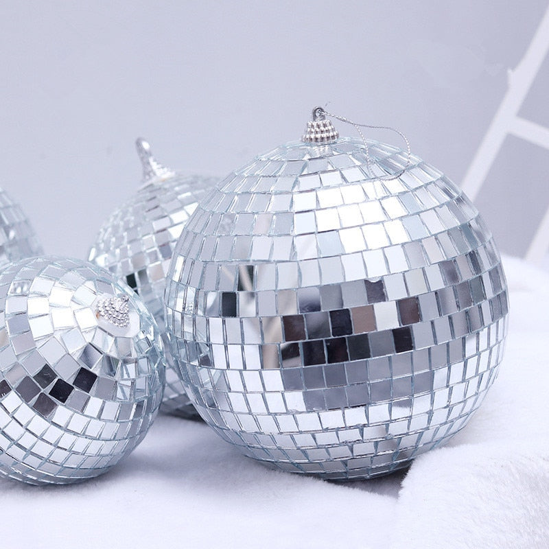 jouet sapin de Noël en forme de boule disco brillante 3