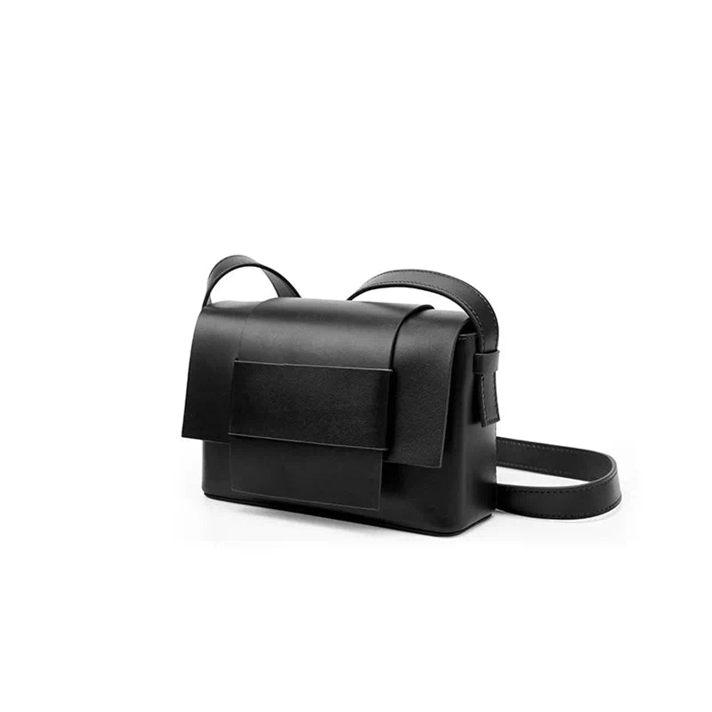 Compact leather shoulder bag Kai