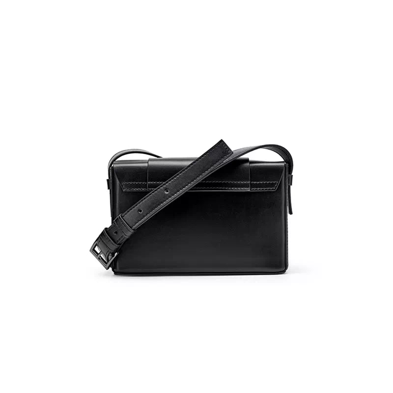 Compact leather shoulder bag Kai