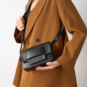 Compact leather shoulder bag Kai