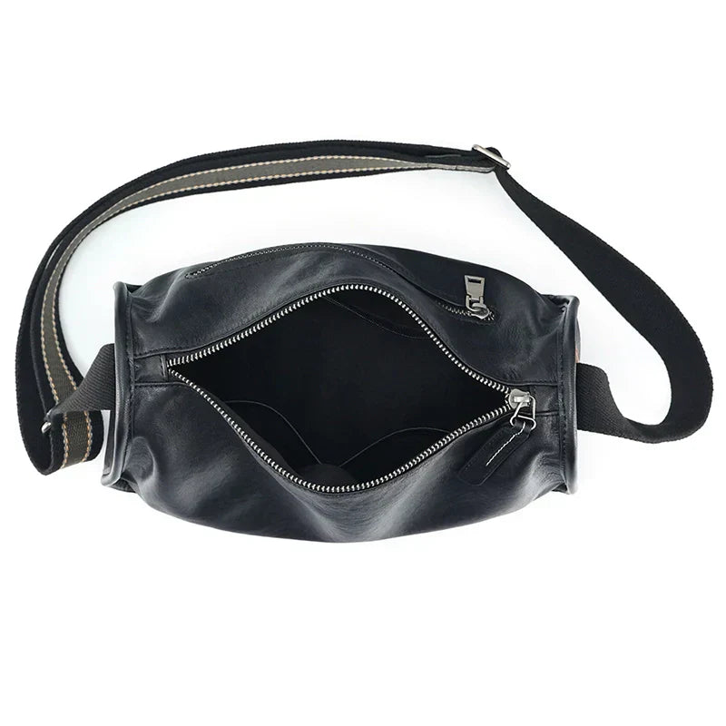 Amanda | Classic leather urban shoulder bag