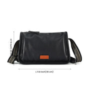 Amanda | Classic leather urban shoulder bag