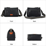 Amanda | Classic leather urban shoulder bag