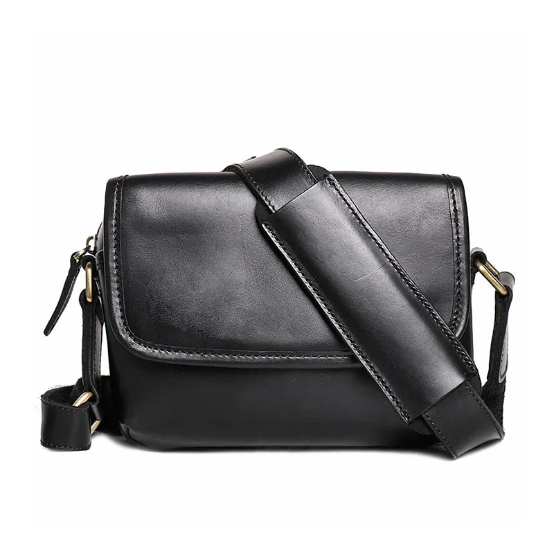 Roma | Small Compact Leather Crossbody Bag