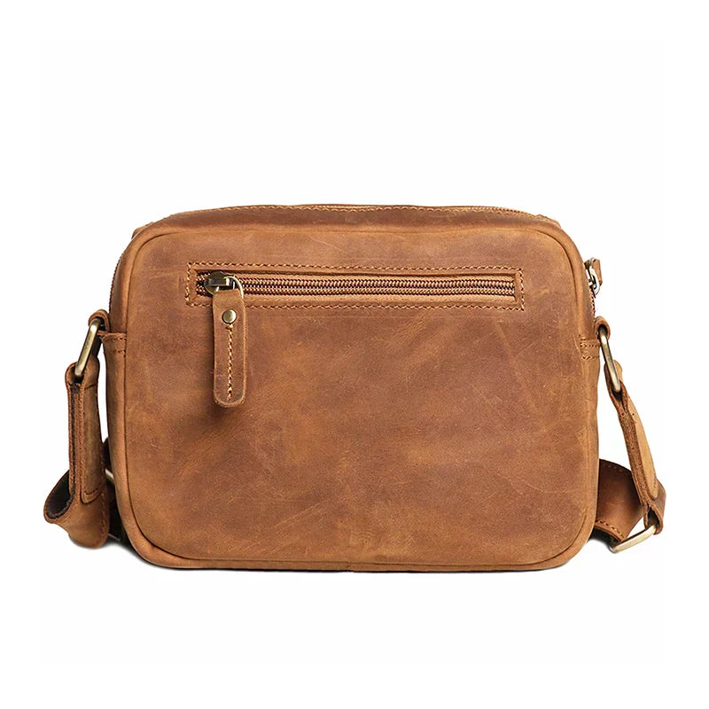 Roma | Small Compact Leather Crossbody Bag