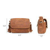 Roma | Small Compact Leather Crossbody Bag