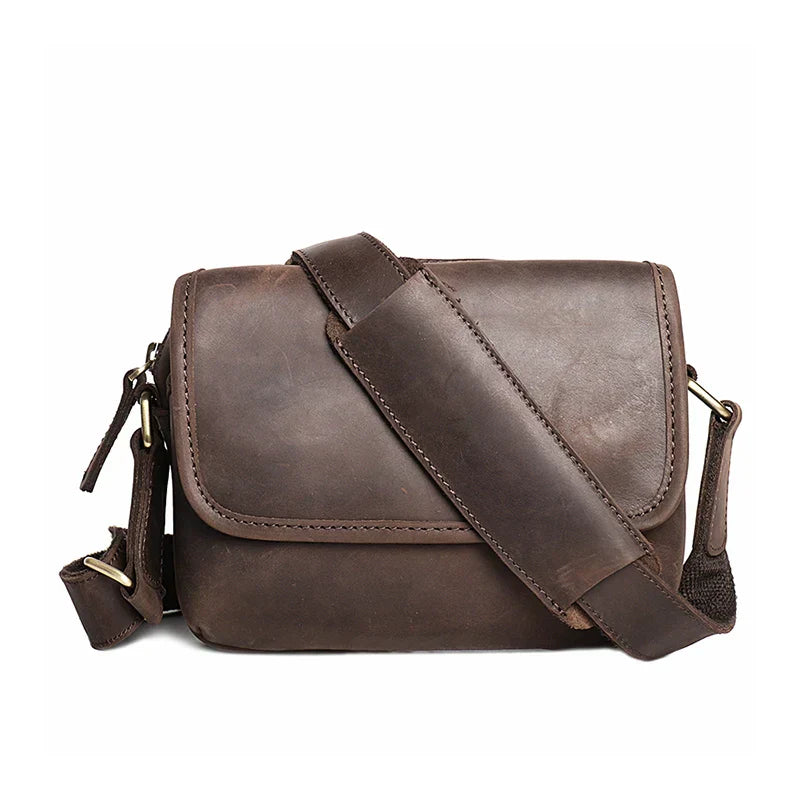 Roma | Small Compact Leather Crossbody Bag