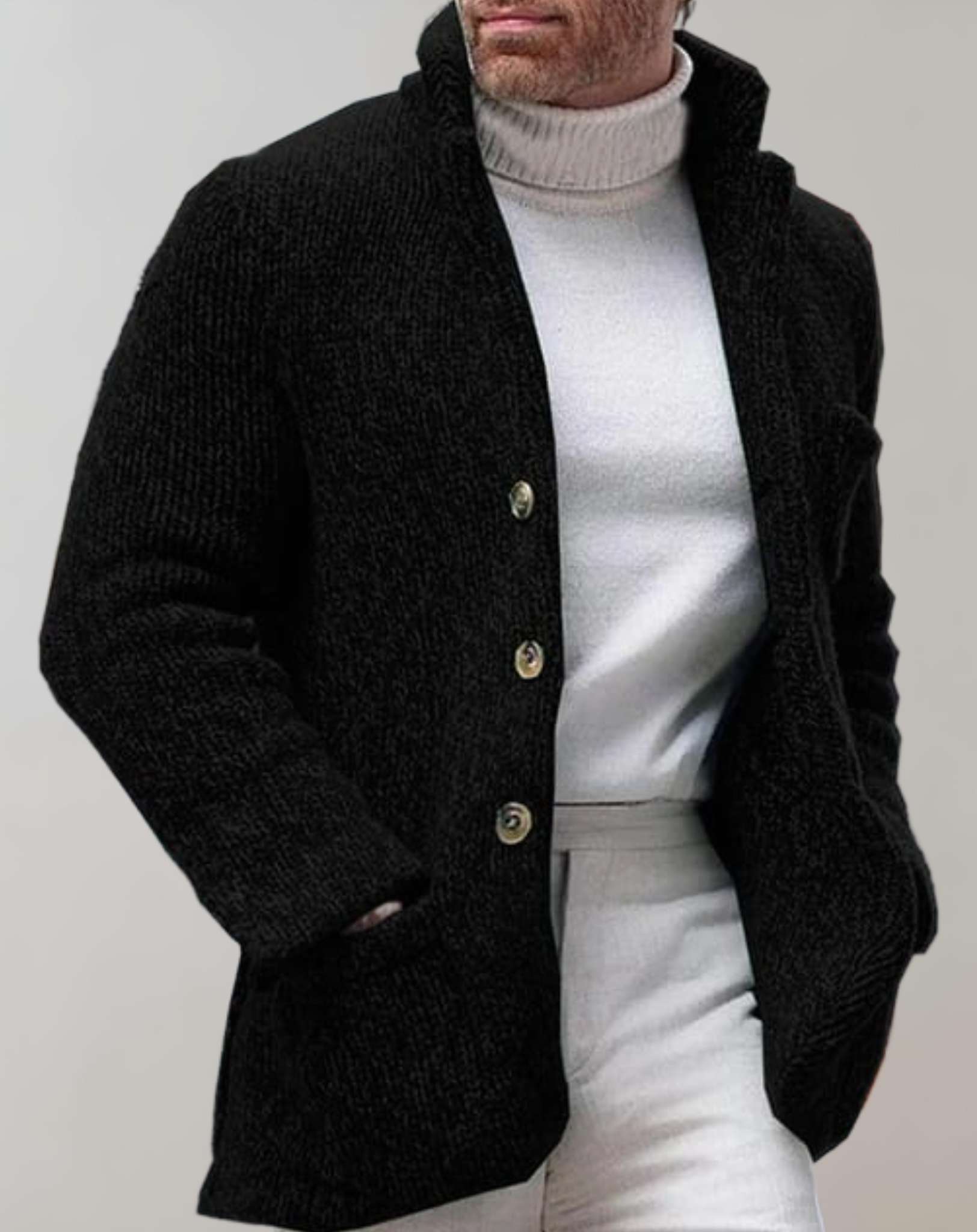 Ethan | Herreduft med stil, med knappestrikket mønster