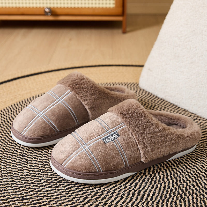 Warm slip-on slippers for men | Soft and comfortable slippers