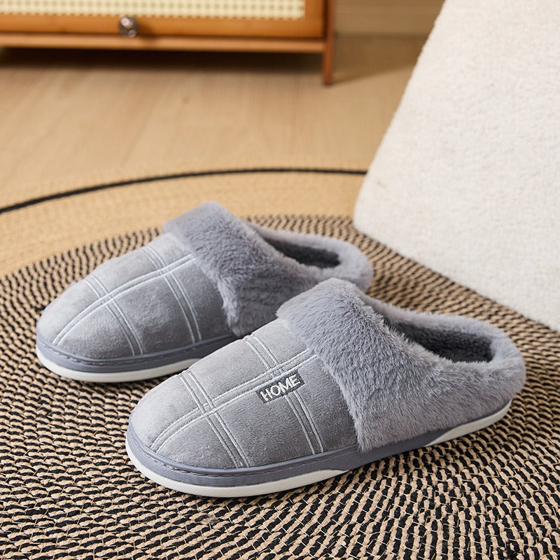 Warm slip-on slippers for men | Soft and comfortable slippers