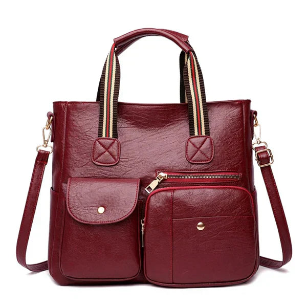 Riley | Versatile Synthetic Leather Shoulder Bag