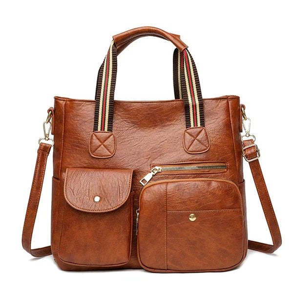 Riley | Versatile Synthetic Leather Shoulder Bag