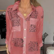 JENA | Elegant Long Fitted Blouse