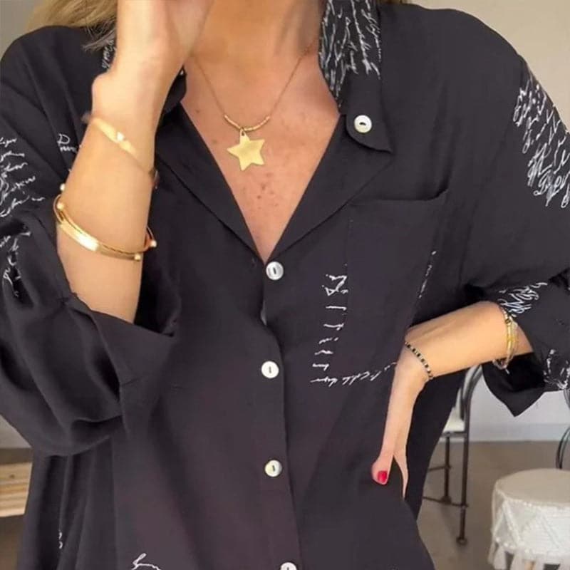 JENA | Elegant Long Fitted Blouse
