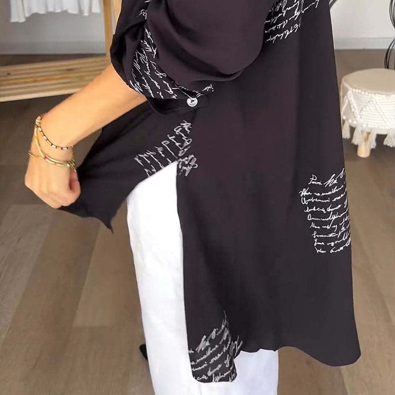 JENA | Elegant Long Fitted Blouse