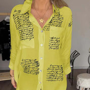 JENA | Elegant Long Fitted Blouse