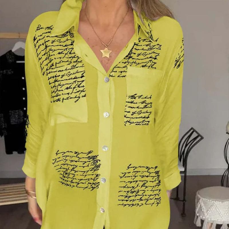 JENA | Elegant Long Fitted Blouse