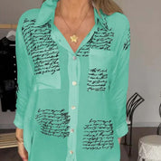 JENA | Elegant Long Fitted Blouse