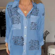 JENA | Elegant Long Fitted Blouse
