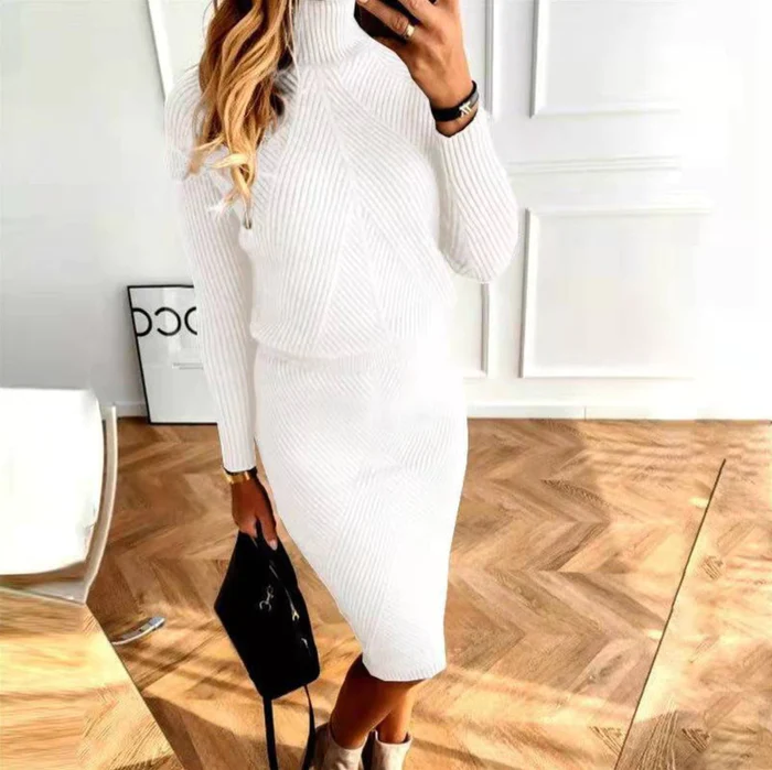 Kristel | Elegant to-delt sett med topp og skjørt