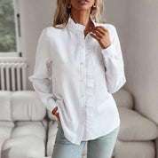 VIOLA | Elegant Long-Sleeve Blouse for Women