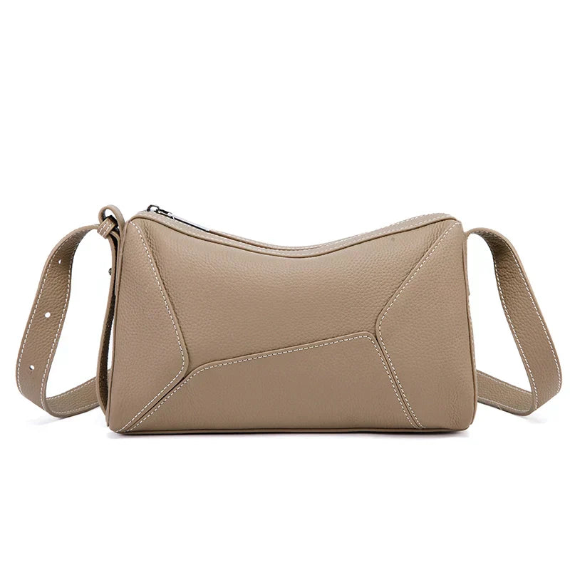 Izabella | Classic Leather Shoulder Bag